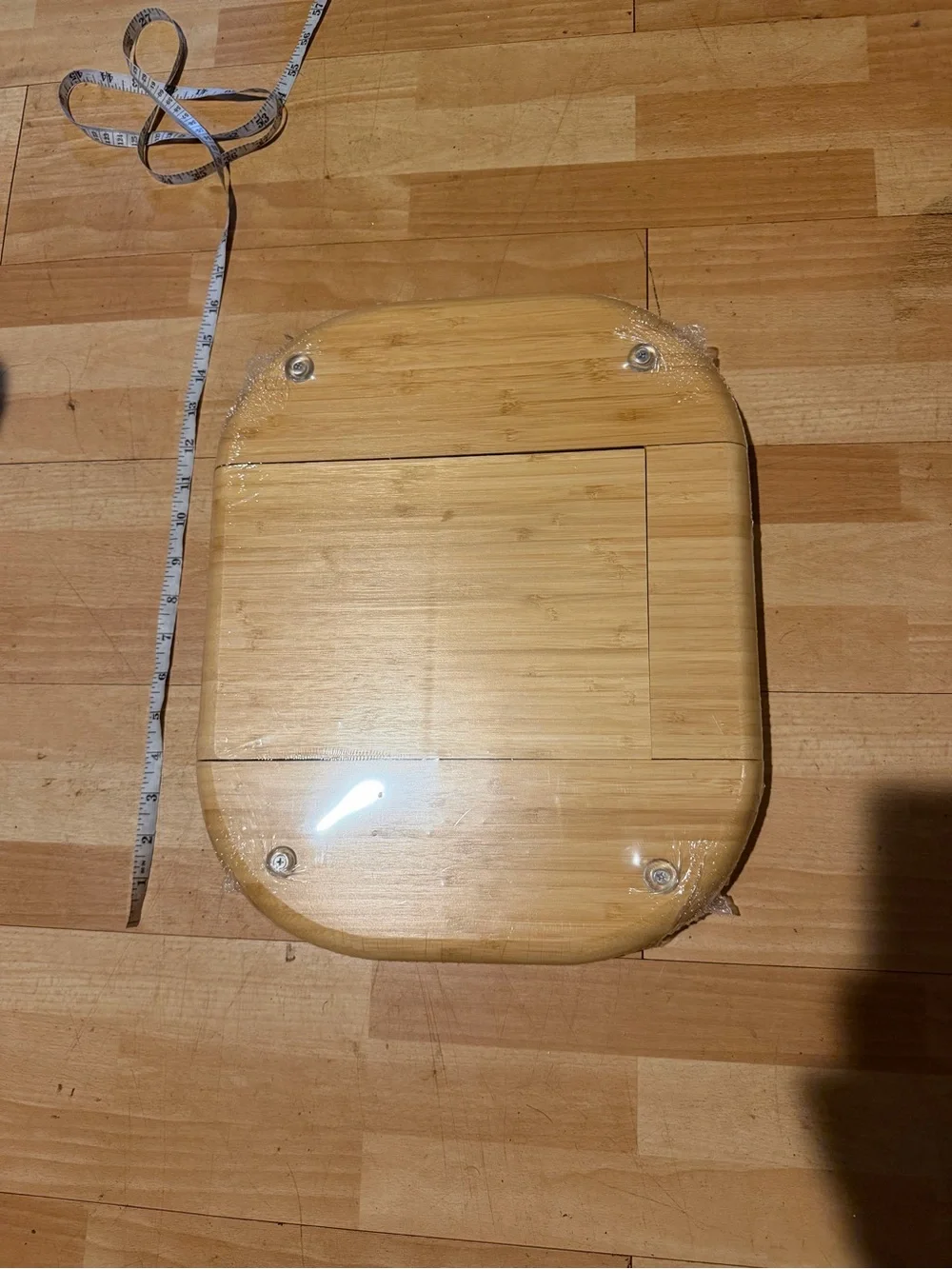 NWT Malvern Bamboo Cheese Board w/ Slide-Out Knife Drawer Natural Wood